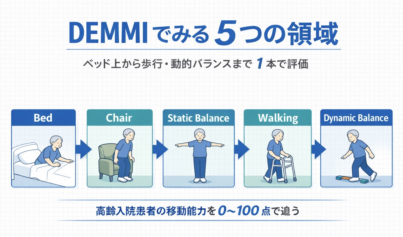 DEMMI でみる 5 つの領域を示した図版