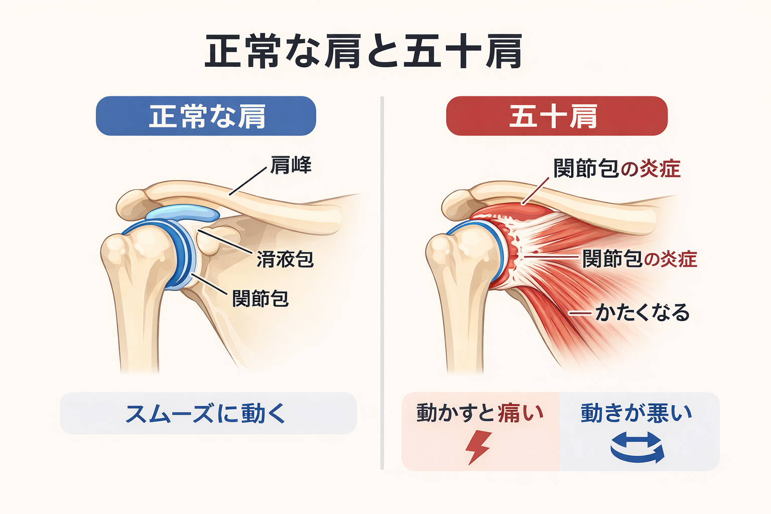 肩甲棘の触診手順 3 ステップを示した図版