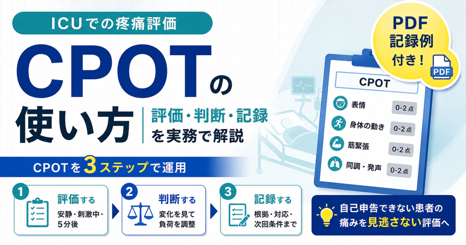 CPOT の使い方｜評価と記録 | リハビリくん