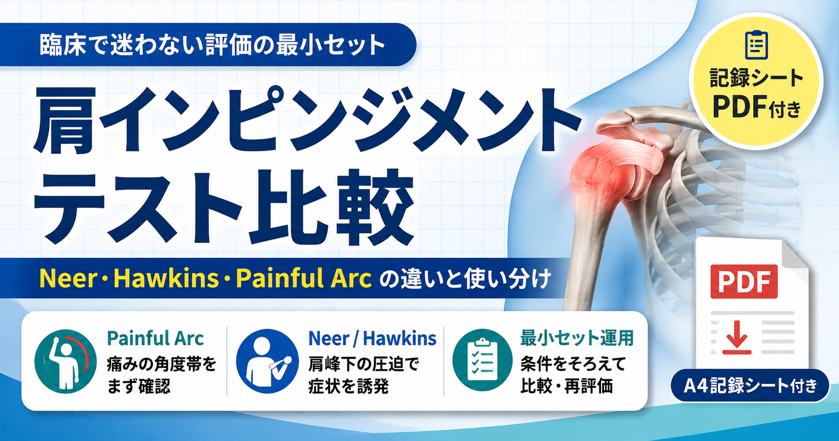 肩インピンジメント テストの使い分け | リハビリくん